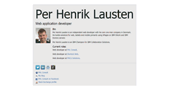 Desktop Screenshot of per.lausten.dk